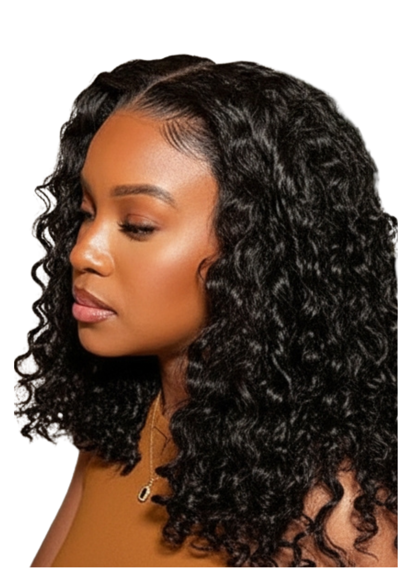 ✨ 14A Full Frontal Kinky Curly Bob Wig Black — 100% Human Hair — Inches 12 to 16