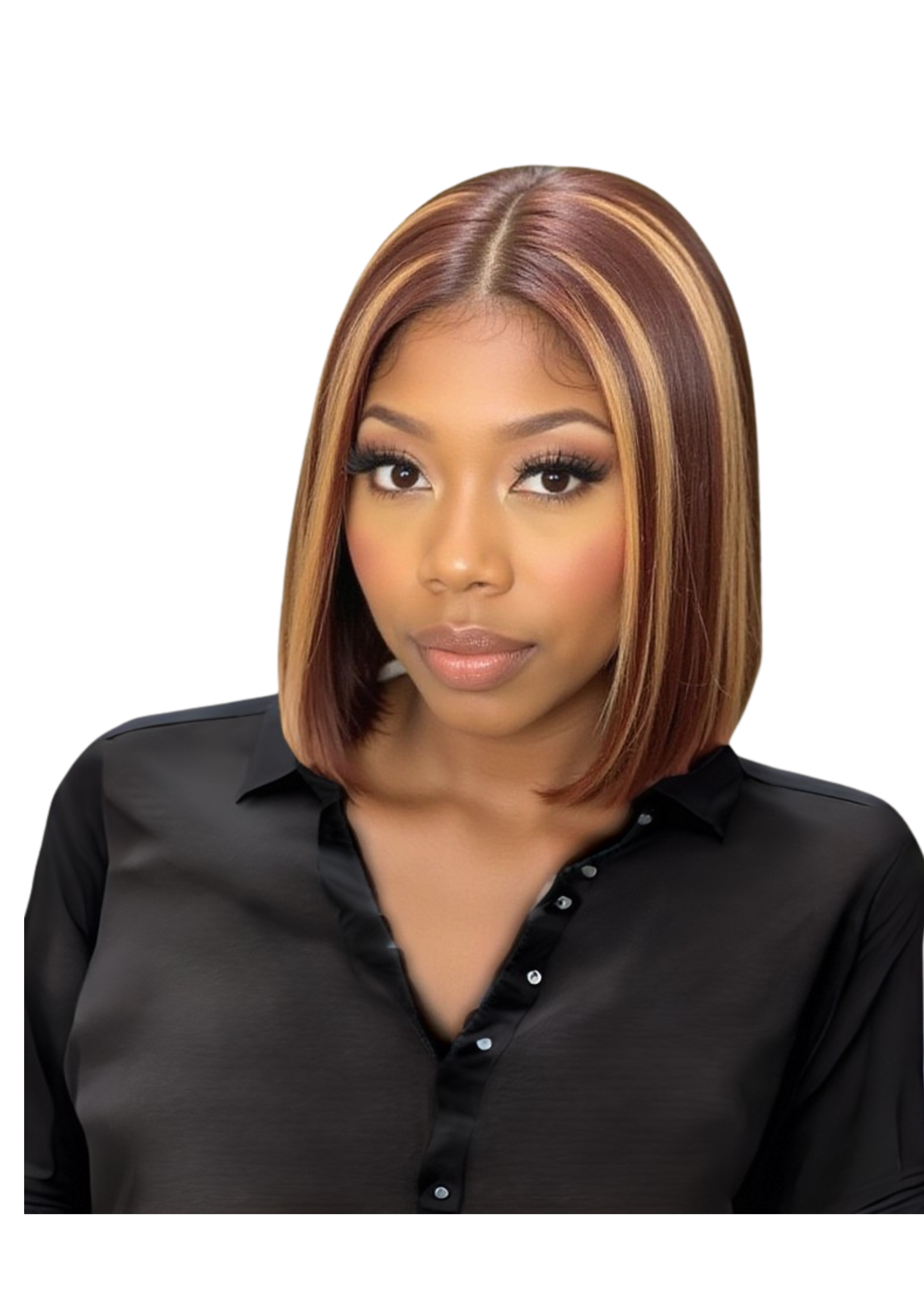 ✨ Double Drawn 13x4 Straight Wig — #4/27 Piano Color (100% Human Hair) — 10” to 20”