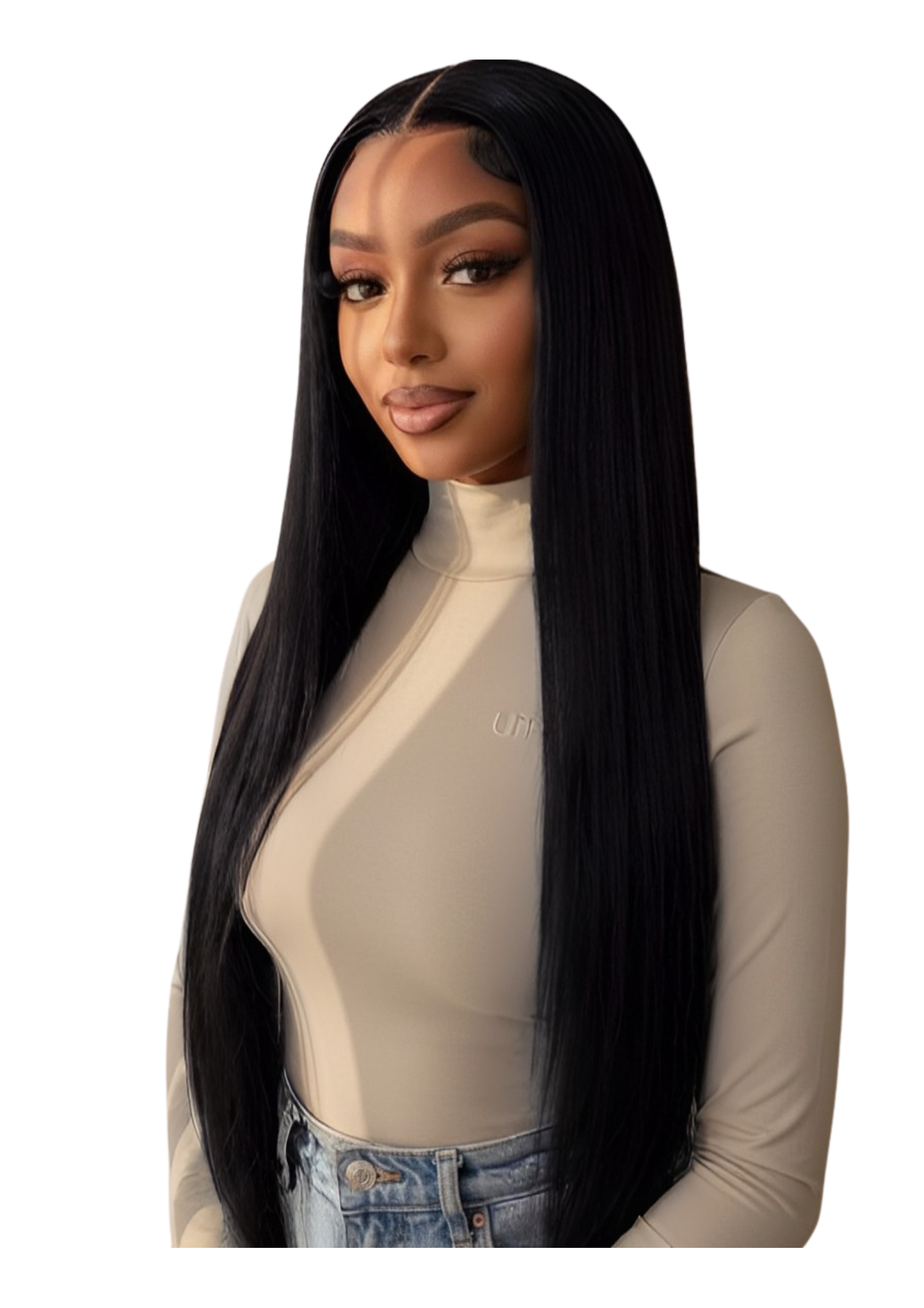 ✨ 13x4 Double Drawn Lace Front Wig Straight — Natural Black - 100% Human Hair - (8" - 20")