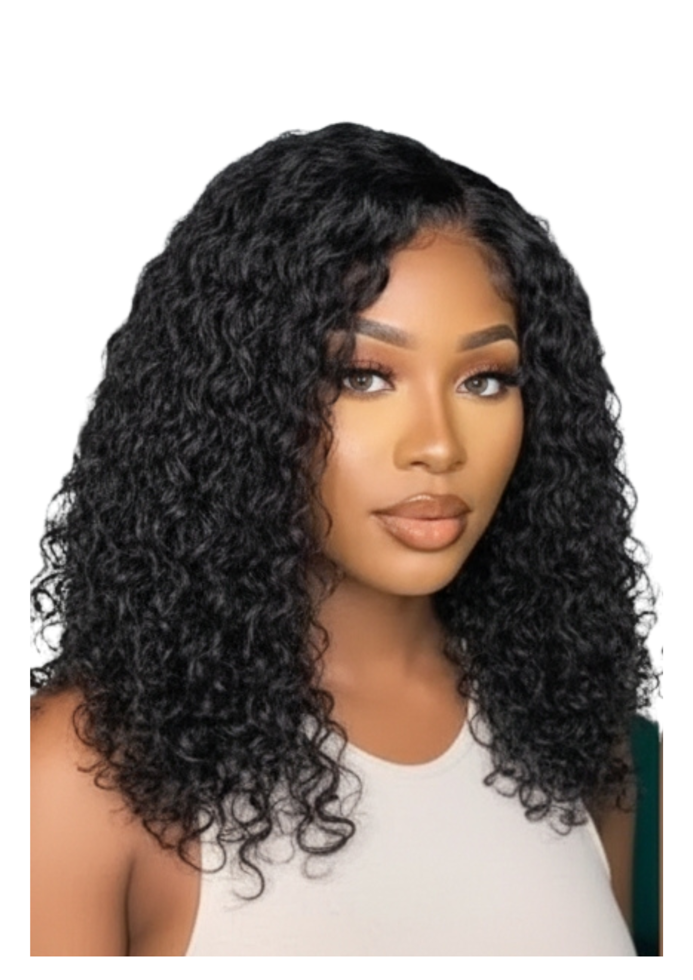✨ 14A Full Frontal Kinky Curly Bob Wig Black — 100% Human Hair — Inches 12 to 16