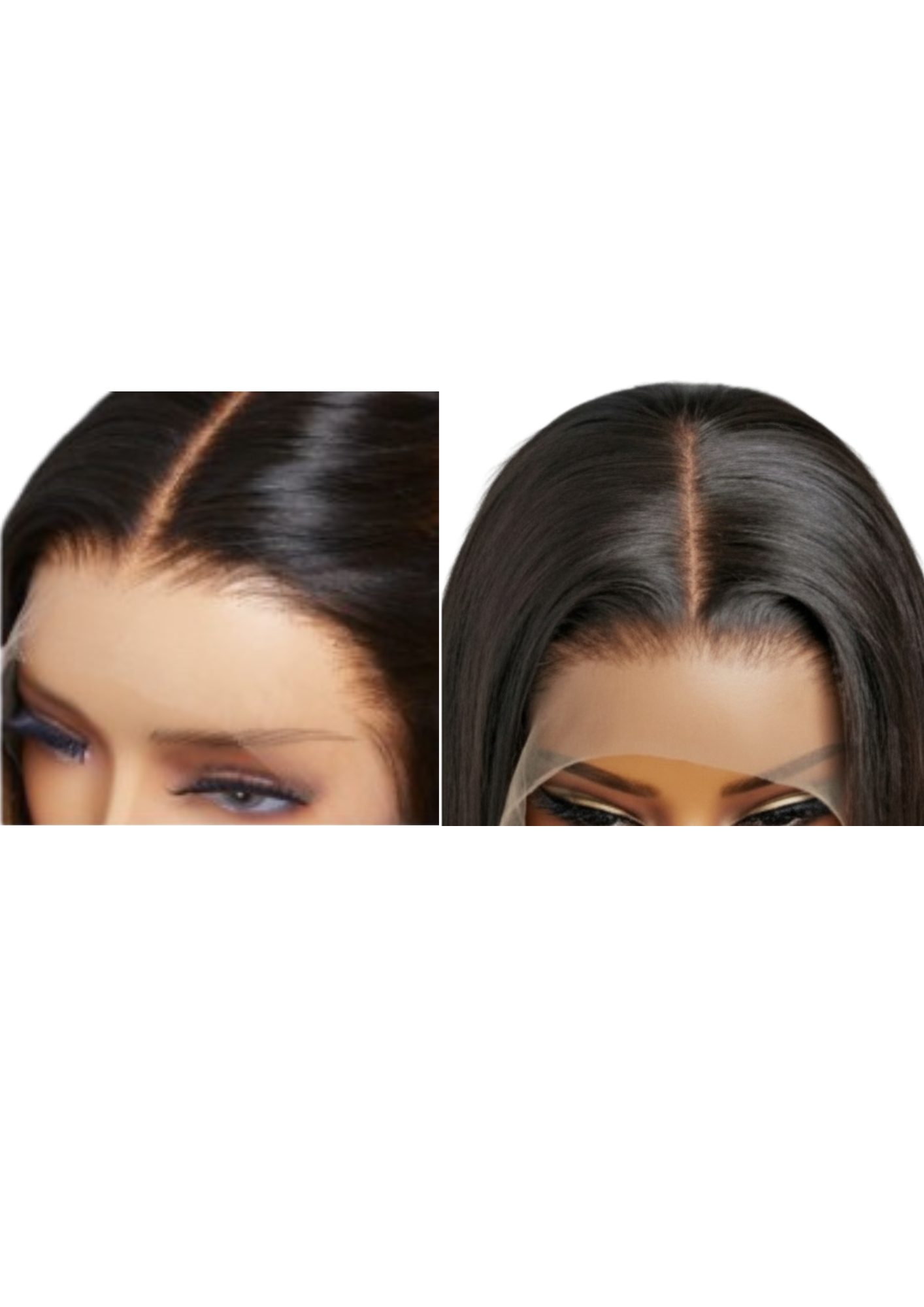 ✨ 13x4 Double Drawn Lace Front Wig Straight — Natural Black - 100% Human Hair - (8" - 20")