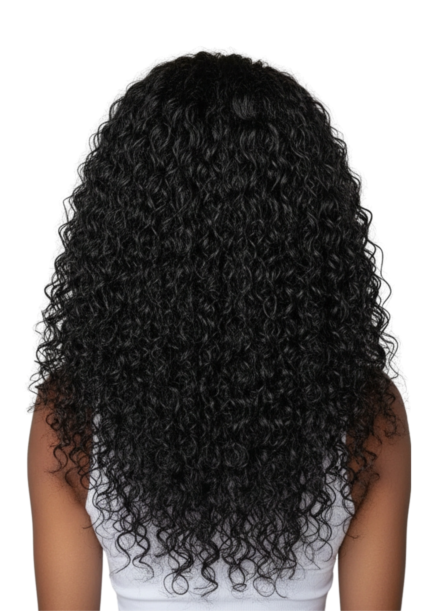 ✨ 15A Glueless 4x4 Lace Closure Curly Wig – Jet Black (1B) – 100% Human Hair (14”–30”)